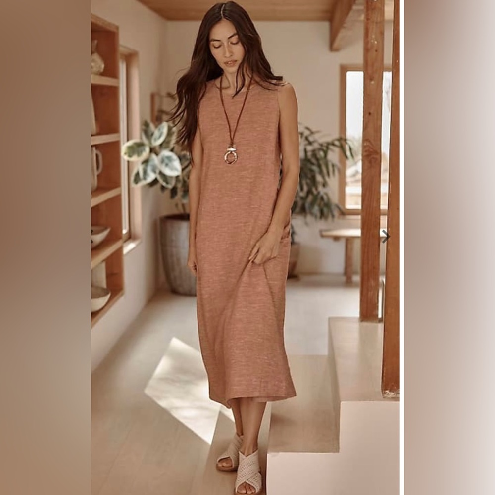 j jill flowy dress J. | Dresses | Pure Jill Linen Aline Maxi Size 2x Lagenlook jjill dresses cocktail and party